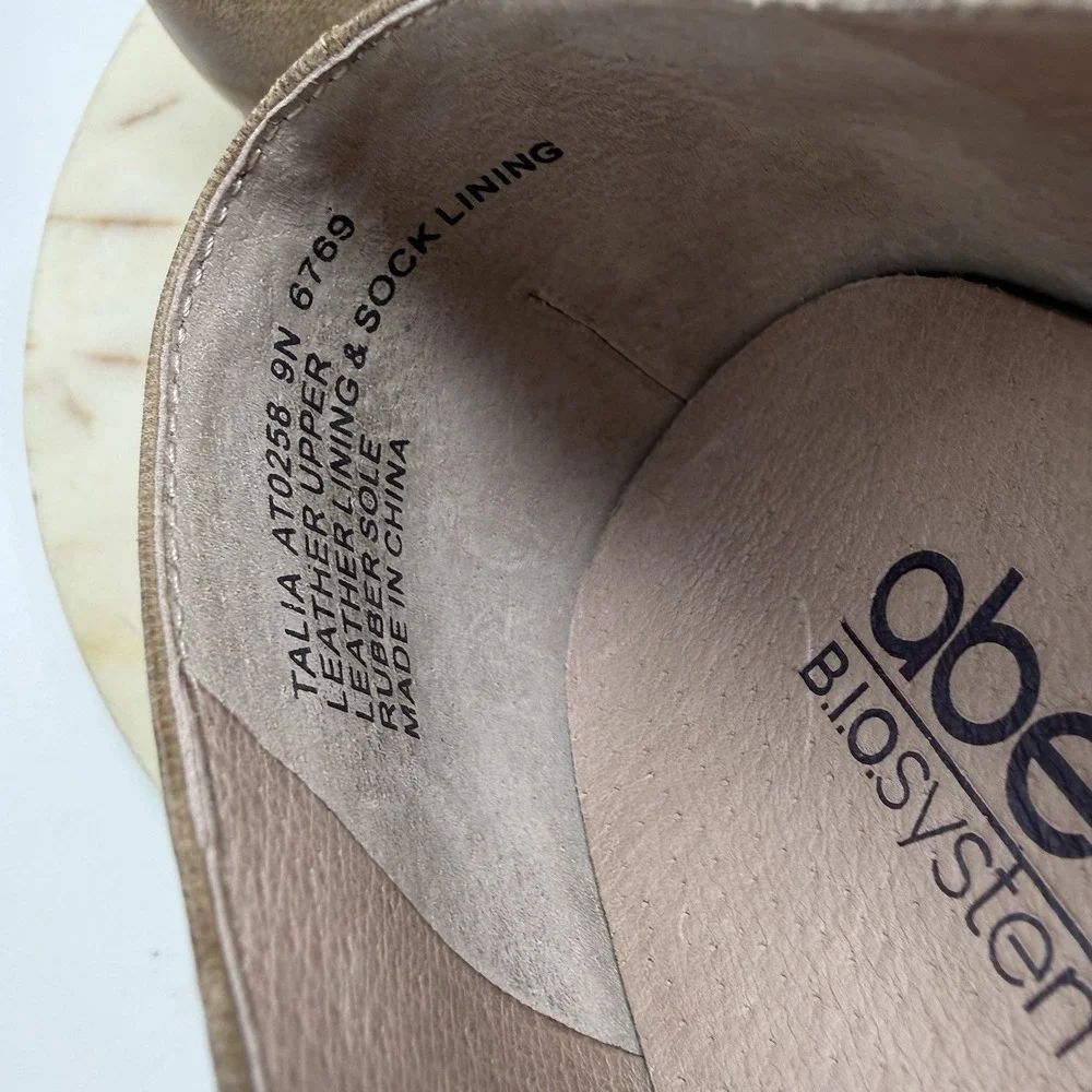 ABEO B.I.O.system 9N TALIA Brown Leather Mary Jane Built-In Orthotic Shoes